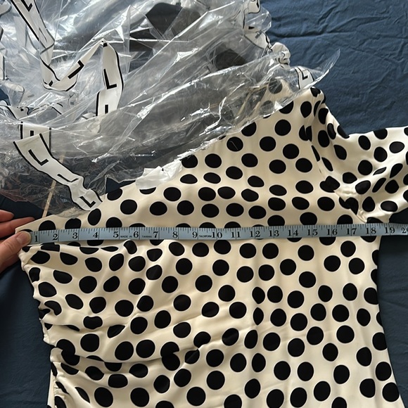 Zara polka dot dress size large - Picture 3 of 3